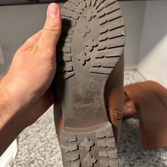 iComfort Tall Brown Riding Boots Size 10 - Picture 3 of 3